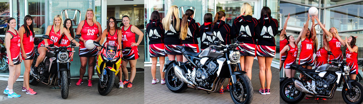 The North West Honda Angels netball team